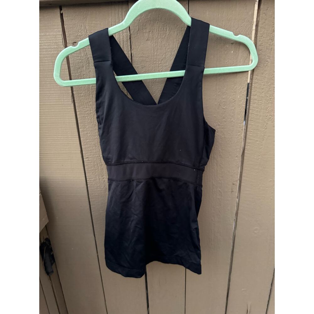 Lululemon Black Run Swiftly Tech Tank Size 6 - image 2